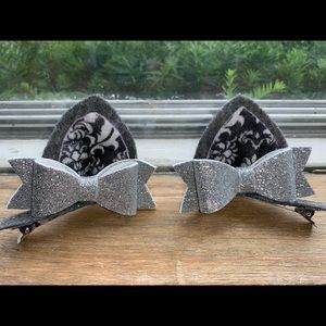 Cat ear barrettes